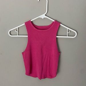 Pink Crop Top